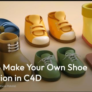 Patata School – How to Make Your Own Shoe Collection in C4D