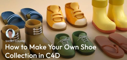 Patata School – How to Make Your Own Shoe Collection in C4D