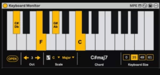 Side Brain Keyboard Monitor v1.1.2 Max for Live Device