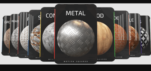 Motion Squared – Arnold for Cinema 4D Material Collection