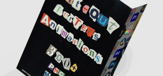 Overlay FX – Cut-Out Letters Animations Pack