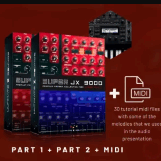 Ultimate X Sounds SUPER JX 9000 PART 1 + PART 2 + MiDi for Access VIrus Ti