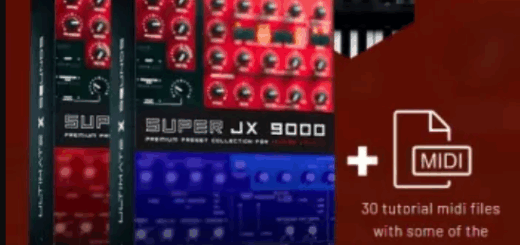 Ultimate X Sounds SUPER JX 9000 PART 1 + PART 2 + MiDi for Access VIrus Ti